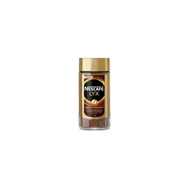 Snabbkaffe Nescafé Lyx Mellanrost Glasburk 200g 6/fp