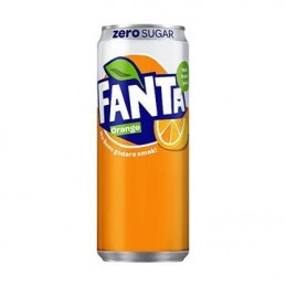 Läsk Fanta Zero Orange burk 33cl ink pant 20 burk/flak