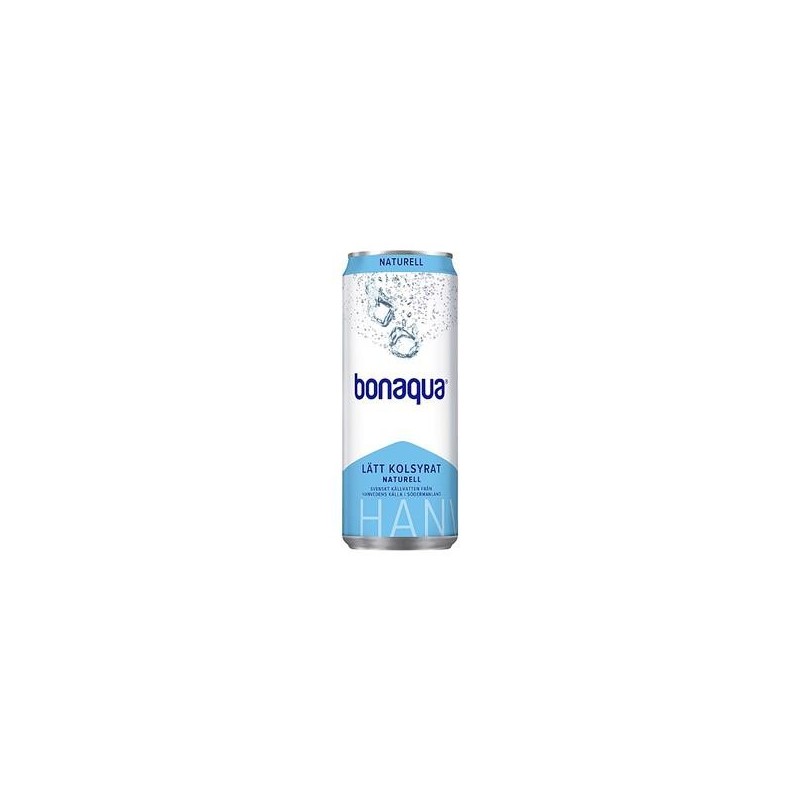 Kolsyrat Vatten Bonaqua Naturell Burk 33cl