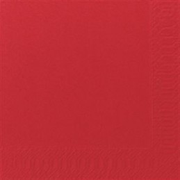 Servett Duni 3-lag Röd 33x33cm