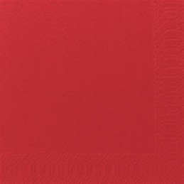 Servett Duni 3-lag Röd 40x40cm