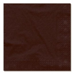 Servett 3-lag Svart 24x24cm