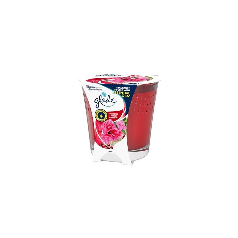 Doftljus Glade Cherry & Peony 129g 6 st/krt