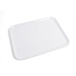 Bricka vit laminat 36x28cm