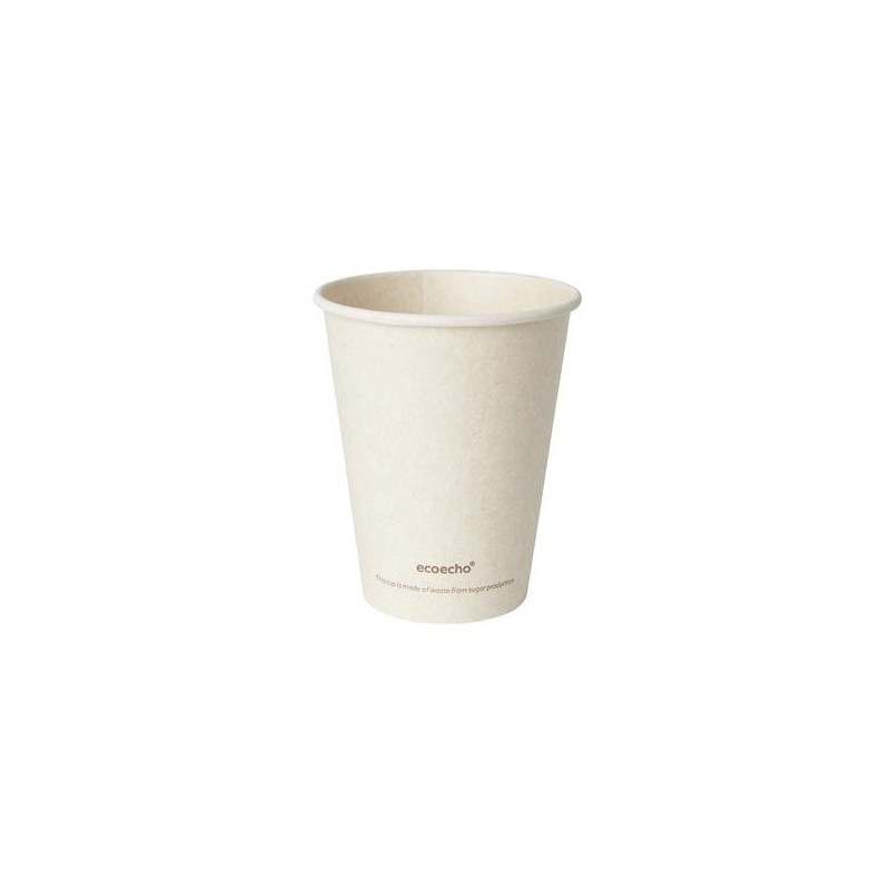 Pappersmugg 50/fp Duni Sweet Cup Bagasse/PLA Natur 24cl