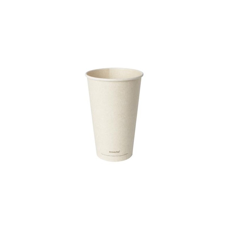 Pappersmugg 36/fp Duni Sweet Cup Bagasse/PLA Natur 47cl