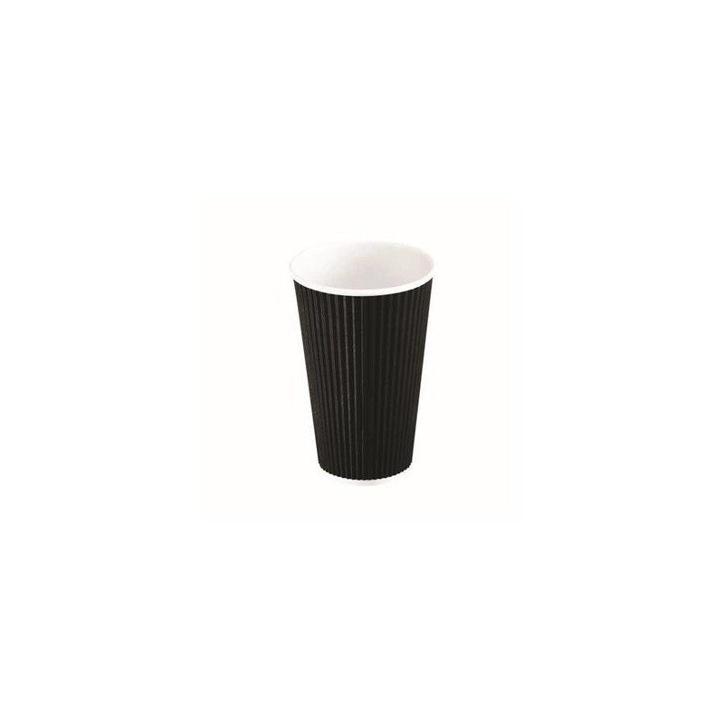 Pappersmugg RW Svart 45cl 25/fp