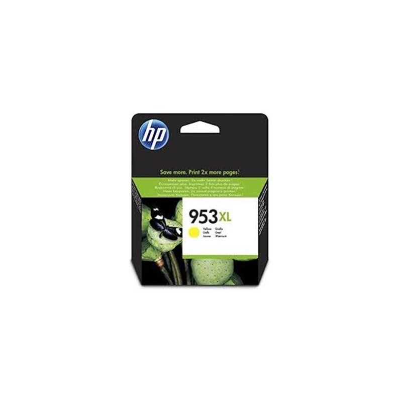 Bläckpatron HP 953XL 1450sid F6U18AE Gul