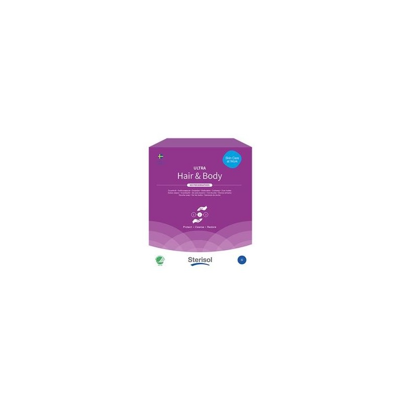 Schampo/Dusch 2/fp Sterisol Ultra Milt Parfymerad 5L