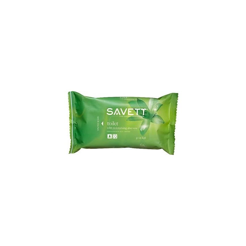 Våtservett Savett Toilett Reseal 50 st/fp