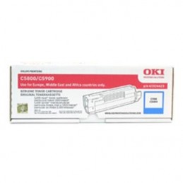 Lasertoner OKI 43324423 Cyan