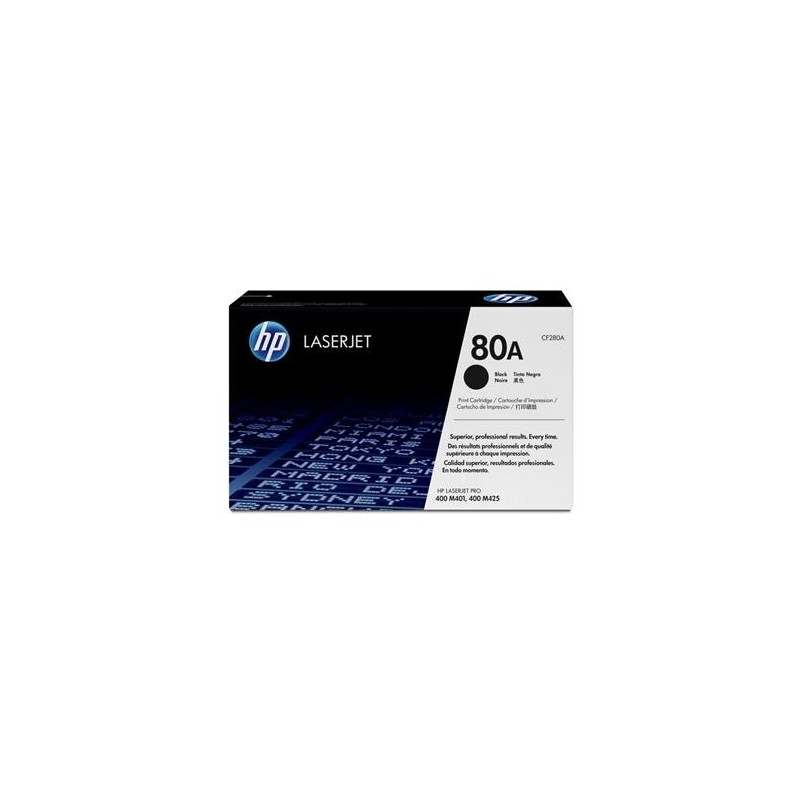 Lasertoner HP 80A CF280A Svart