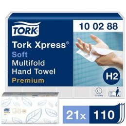 Handduk Tork H2 Prem Soft 2-lag 2310/bal