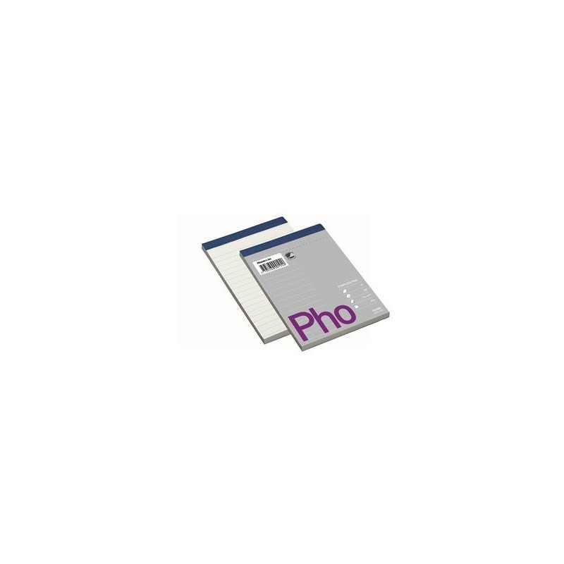 Klammerblock 5/fp Bantex Linjerat A6 60g
