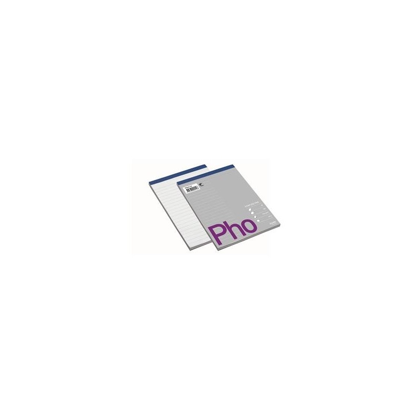 Klammerblock 5/fp Bantex Linjerat 100 Blad A5 60g