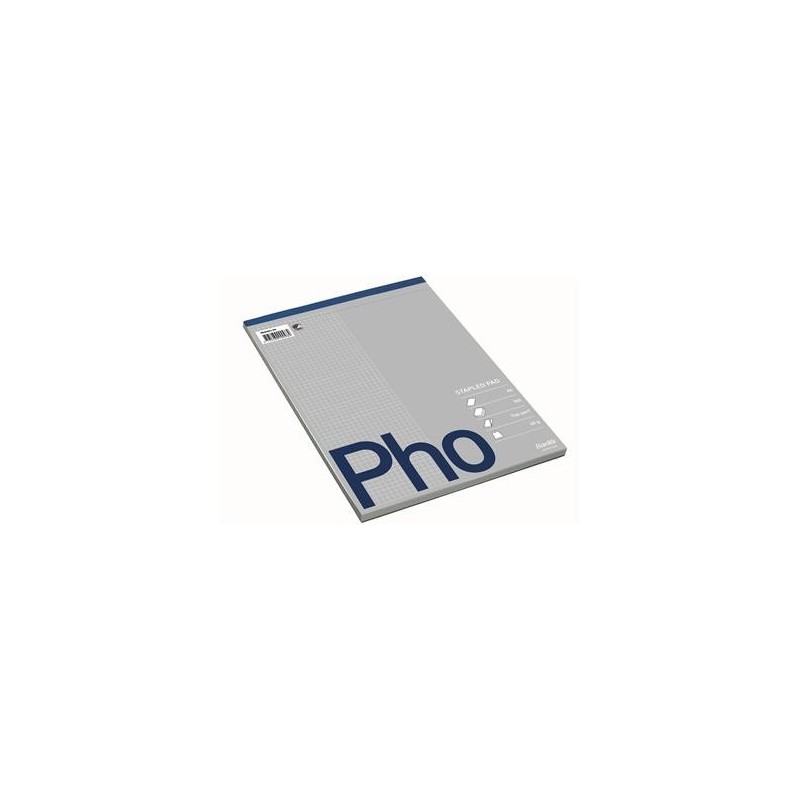 Klammerblock 5/fp Bantex Rutat 100 Blad A4 60g