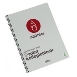 Kollegieblock 10/fp AllOffice Rutat 70 Blad A4 60g