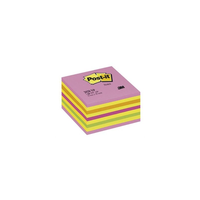 Notiskub Post-it Intensive pink 76x76mm 12/fp