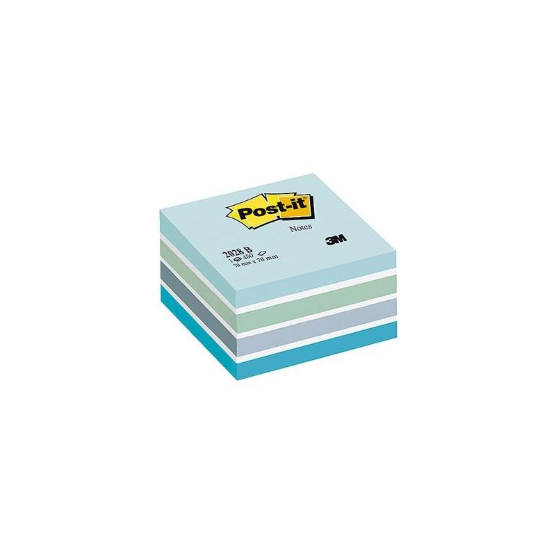 Notiskub Post-it Fresh blue 76x76mm 12/krt