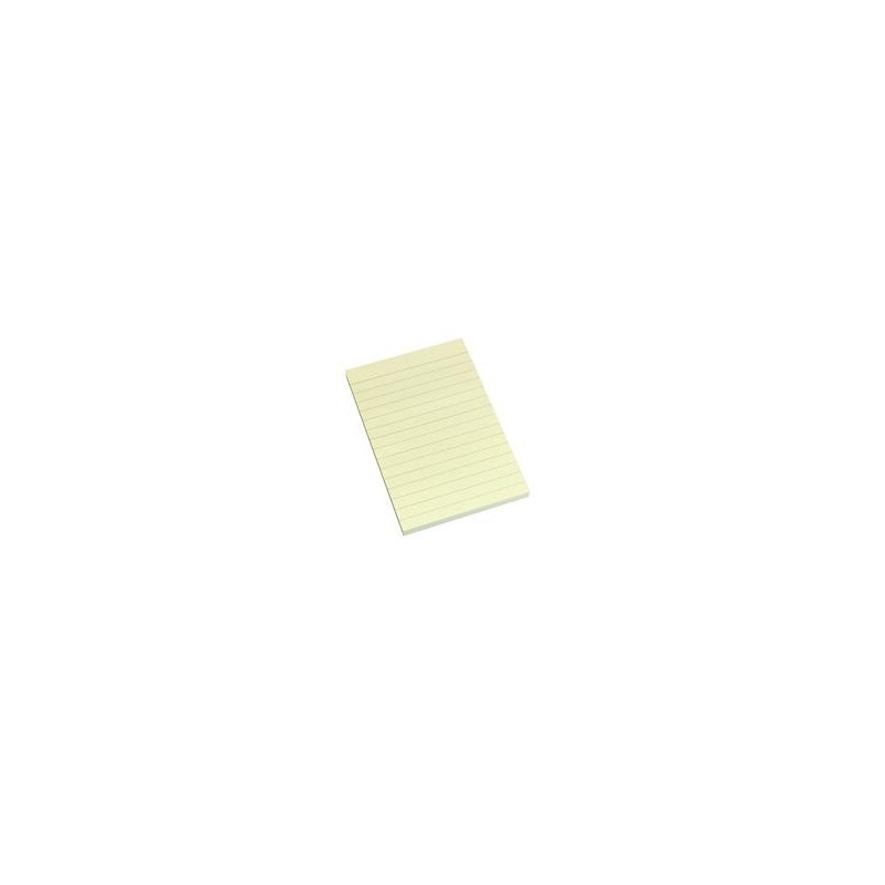 Notisar 12 st/fp Info notes Gul Linjerat 100 blad 100x150mm