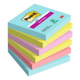 Notisar Post-it 6 st/fp Super Sticky Miami/Cosmic 76x76 mm
