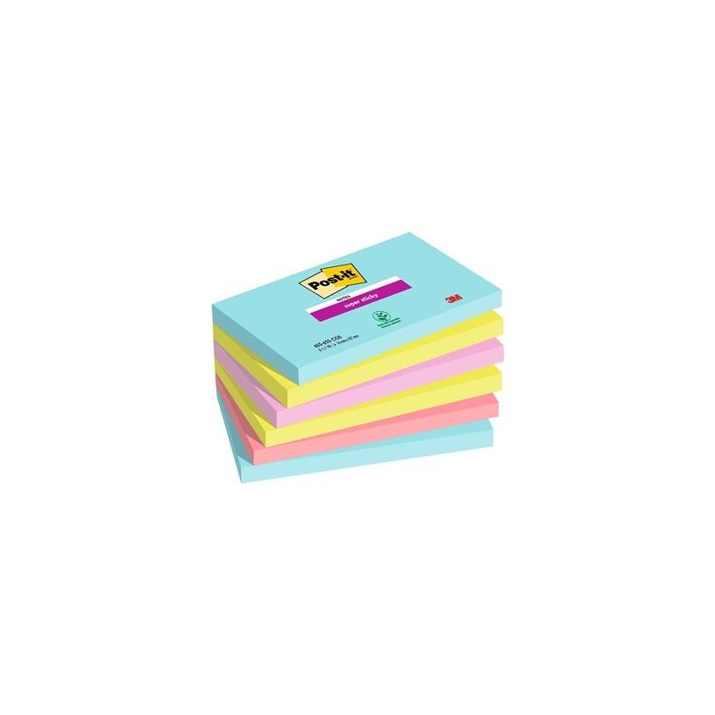 Notisar Post-it Super Sticky Cosmic 127x76mm 6 st/fp