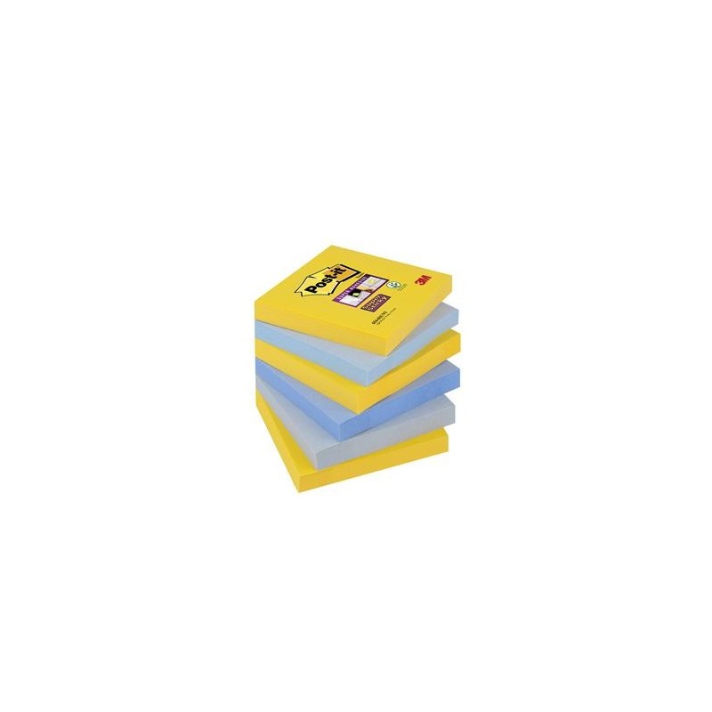 Notisar Post-it 6 st/fp Super Sticky New York 76x76 mm