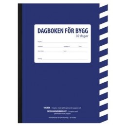 Byggdagbok 30-Dagars A4