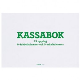 Kassabok 9 Dubbel- / 5 Enkelkolumner 23 Sidor A4L