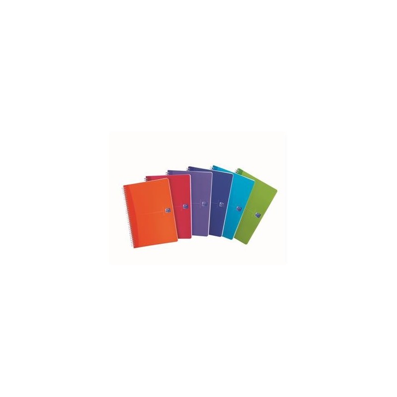 Kollegieblock 5/fp Oxford My Colours Linjerat 50 Blad A4 90g