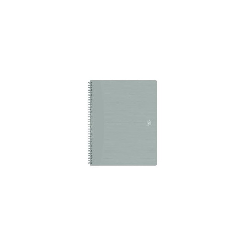 Kollegieblock 5/fp Oxford Linjerat 70 Blad Grå A4+ 90g