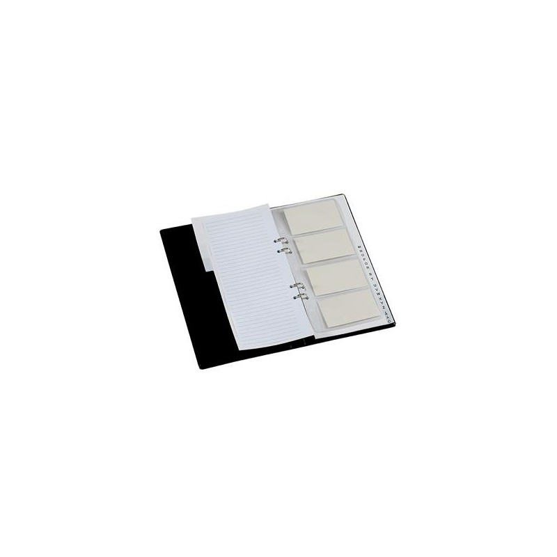 Visitkortspärm För 160 Kort Svart 275x155mm