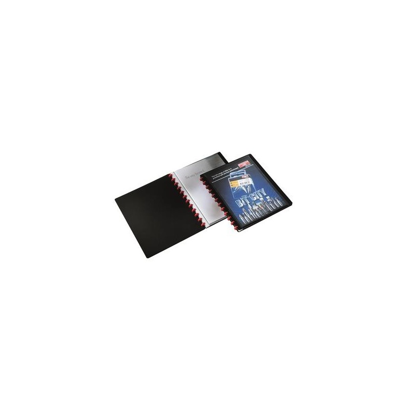 Demobok Durable Duralook Easyplus svart A4