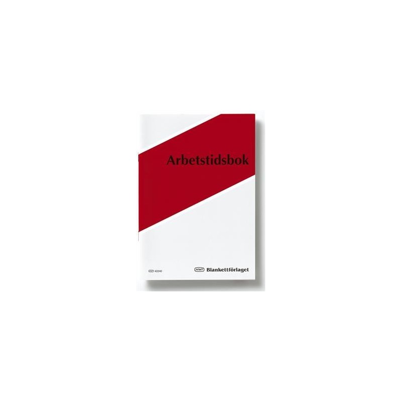 Arbetstidsbok Häfte 32 Sidor A5