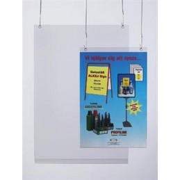 Plastficka 10 st/fp Frihängande A4