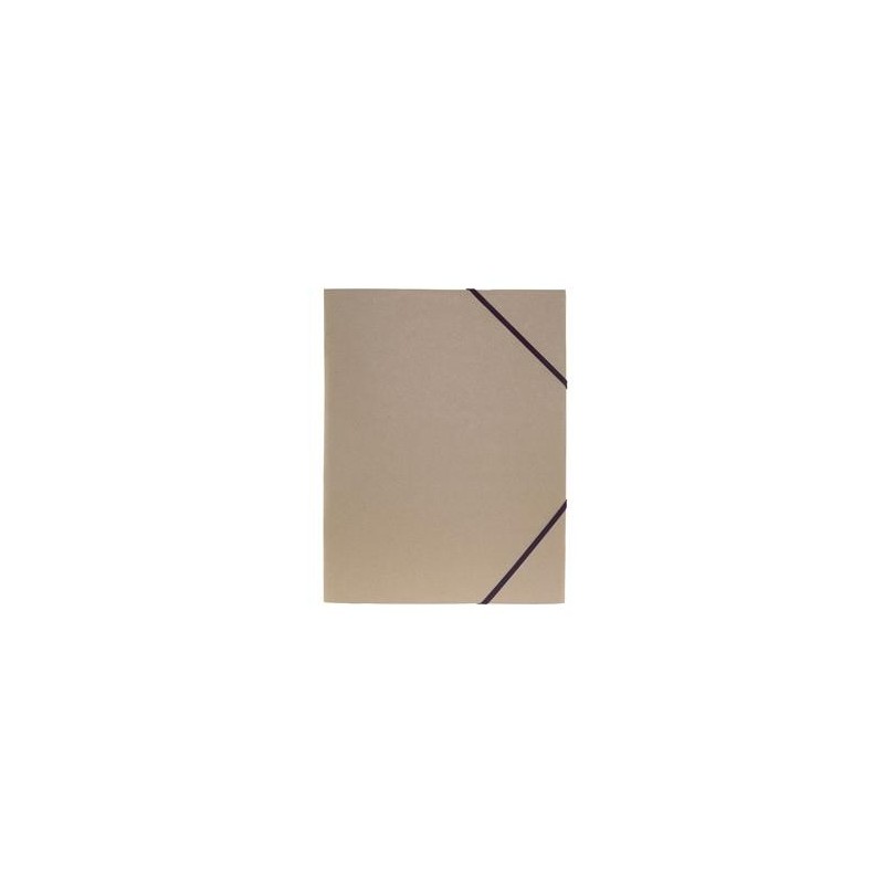 Snoddmapp Natur 100% 3-klaff svart A4 48 st/krt