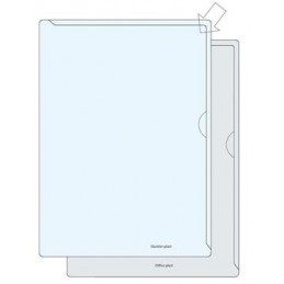 Aktmapp PVC 0,12mm klar A4 100/fp