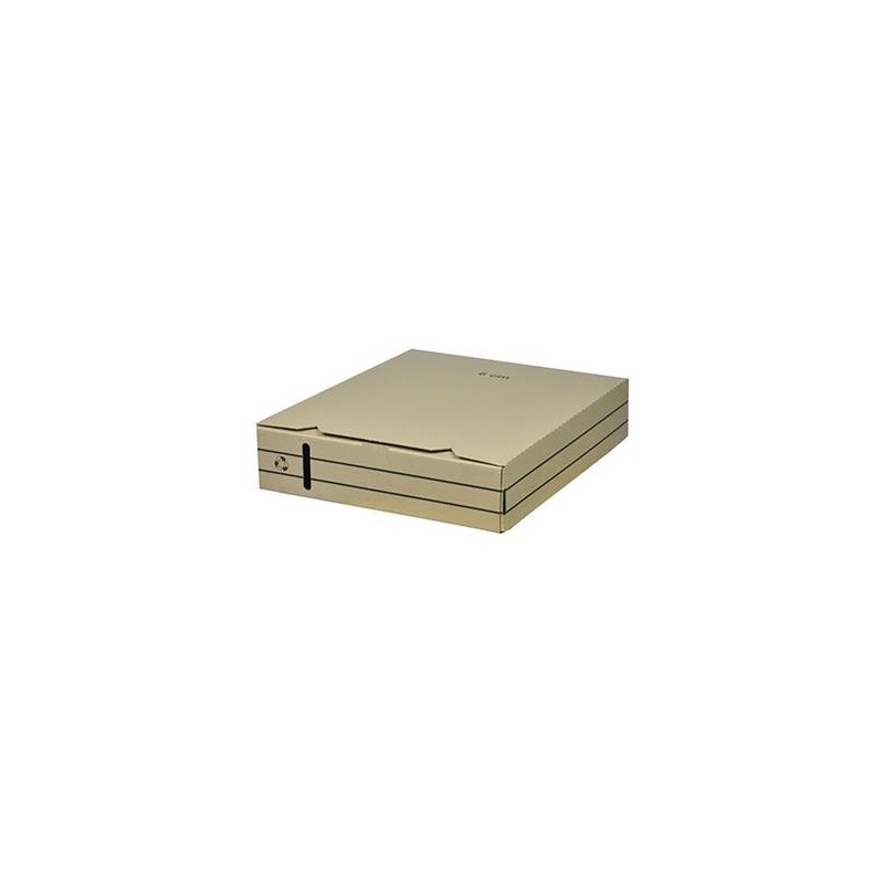 Arkivbox brun A4 320x240x80mm 25 st/fp