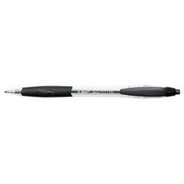 Kulspetspenna 12/fp Bic Atlantis svart 0,7