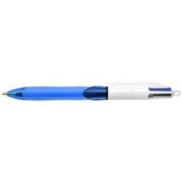 Kulspetspenna 12/fp Bic Grip 4-färg medium
