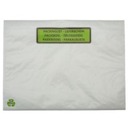 Packsedelskuvert C5 med tryck papper