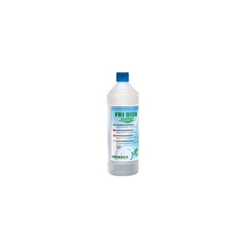 Handdiskmedel Nordex Fri Disk Natur oparfymerad 1L
