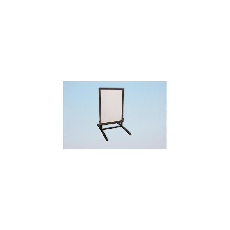 Gatuställ Alu-fjäder Basic svart 70x100cm