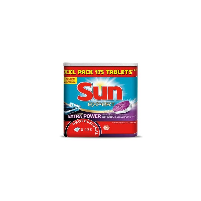 Maskindiskmedel Sun 175 st/fp All In One Extra Power Tabs