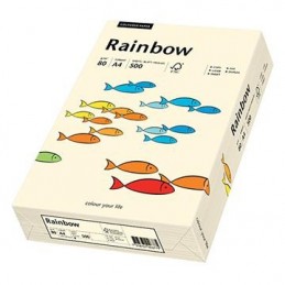 Kopieringspapper Rainbow crème A4 80g 500 st/fp