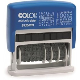 Stämpel Colop S120/WD datum+text