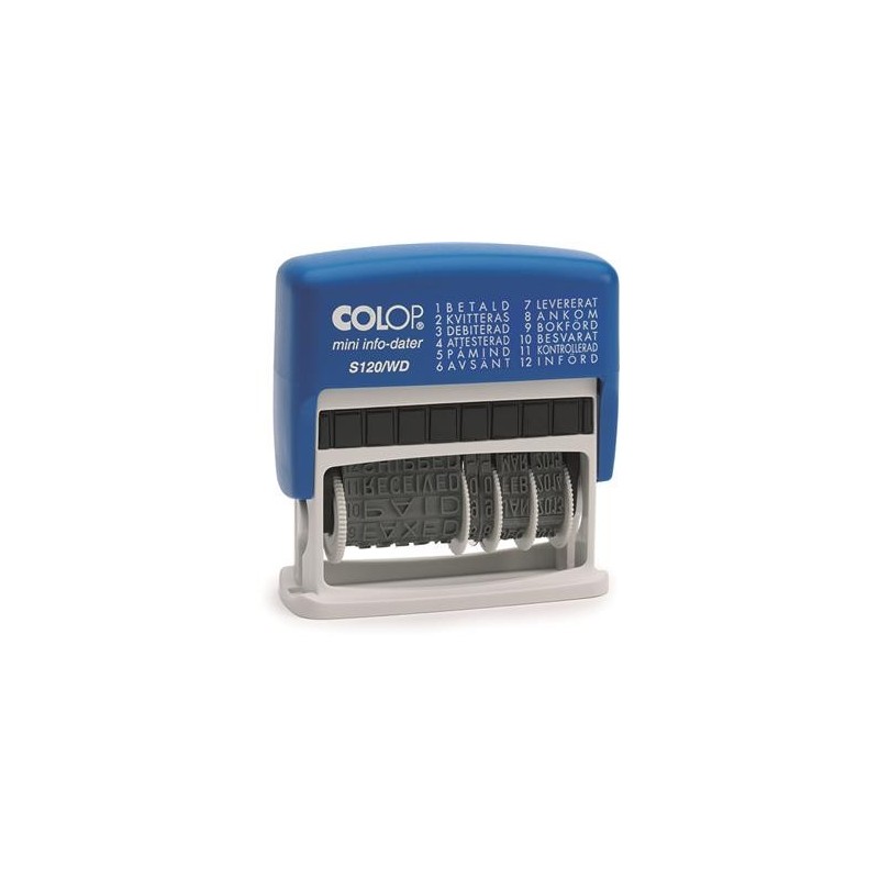 Stämpel Colop S120/WD datum+text