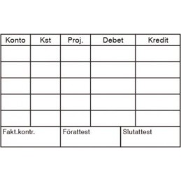 Stämpel Colop EOS Kontering...