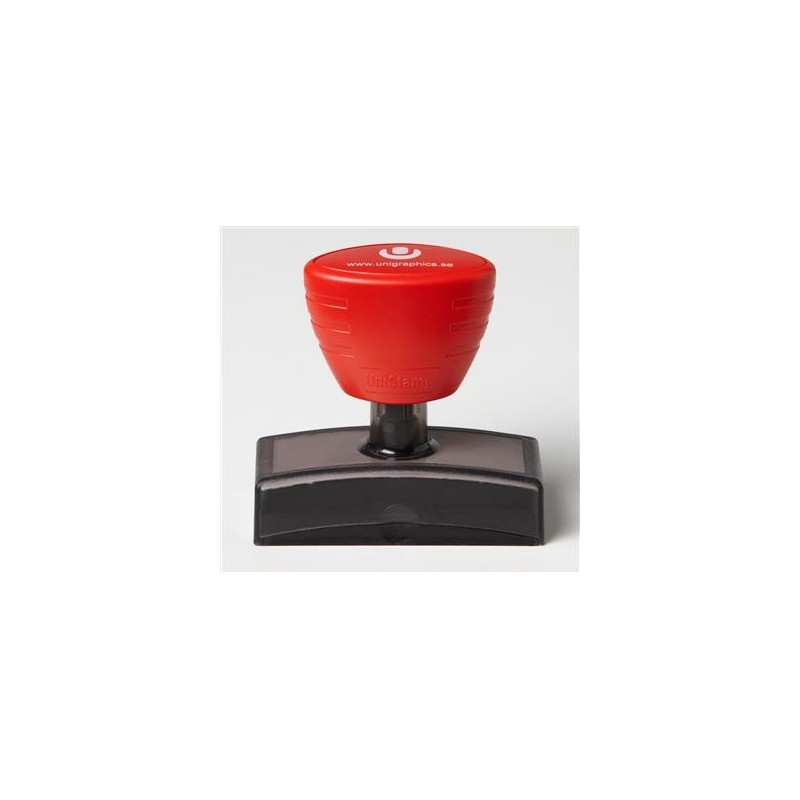 Stämpel Unistamp svart 52x33mm