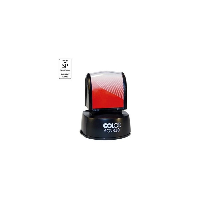 Stämpel Colop EOS rund 30mm svart